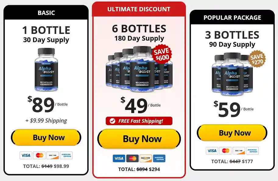 Alpha Boost price